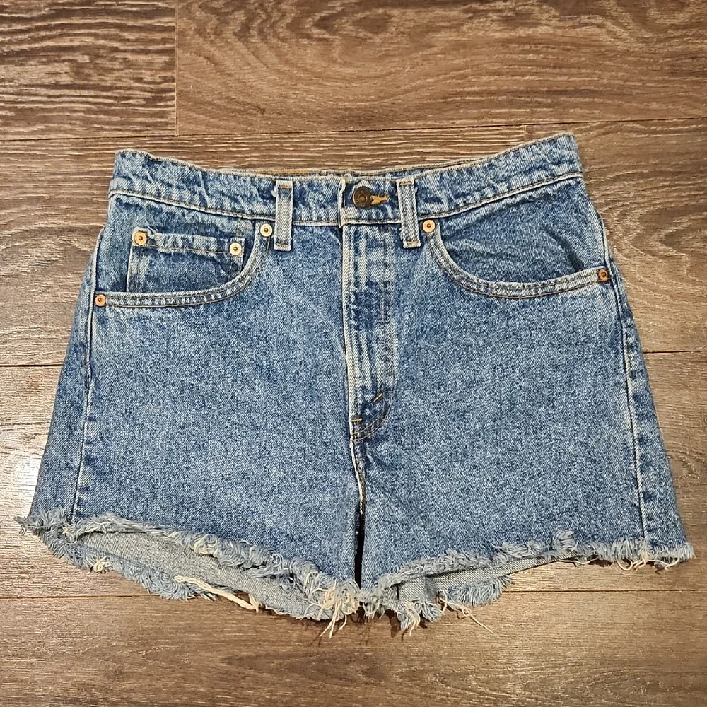 ❤️ LEVI'S 80'S VINTAGE 501 HIGH RISE CROPPED JEAN SHORTS #546, 6